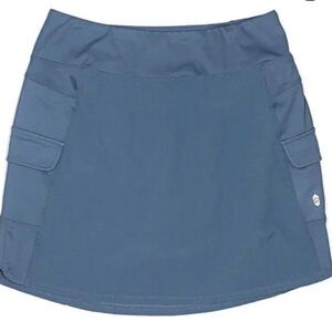 Free Country Medium blue skirt skort pockets golf tennis pickleball hiking cargo